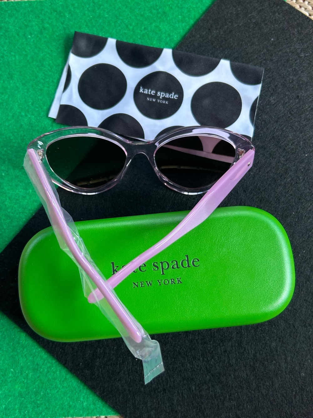KATE SPADE NY (NWT) LALIC or LAVENDER SUNGLASSES 55mm - Picture 4 of 6